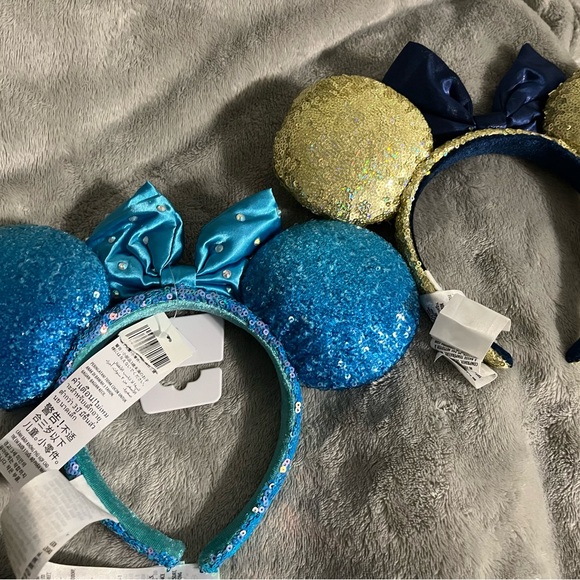 Disney Blue and Gold Mickey ears set - Picture 2 of 2